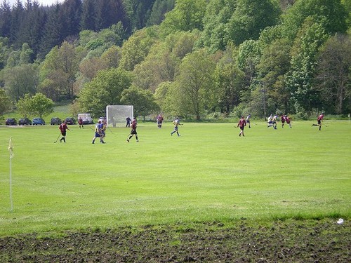 Photo 6x4 shinty inveraray - at,