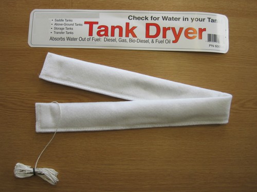 Oil tank dryer - oil, fuel