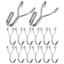 40 Pcs Metal Pegboard Hooks