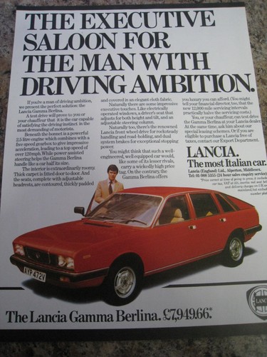 Lancia gamma berlina the - gamma,