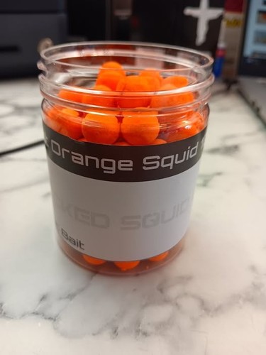 Hot orange squid 12mm - hot, wafters