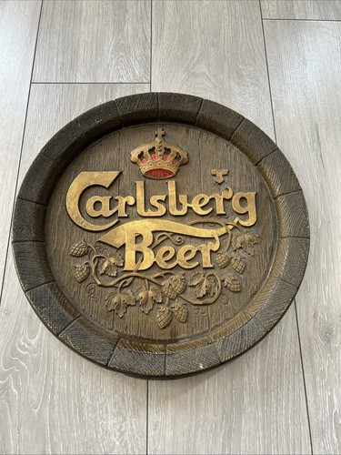 Carlsberg beer barrel end - carlsberg, end/lid