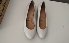 Tamaris Size 37,White Wedge Shoes