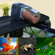 Digital LCD Automatic Fish Food Feeder Pond Aquarium Tank Auto Feeding Timer