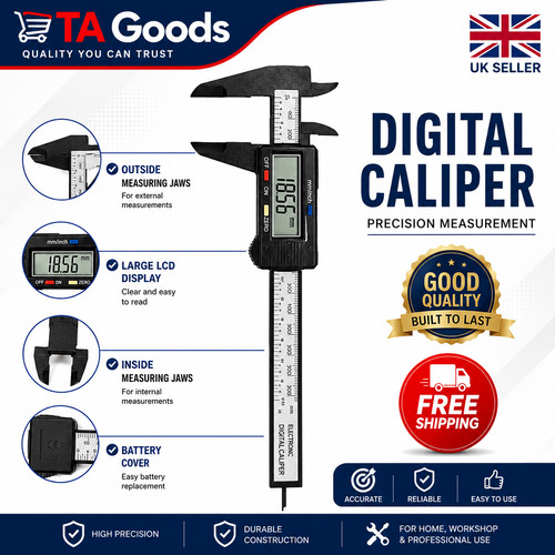 Lcd digital vernier - 6'',