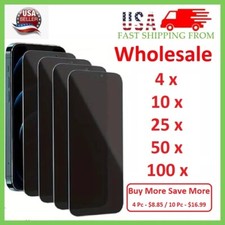Wholesale Privacy Tempered Glass Screen Protector for iPhone 17 16 15 14 Pro Max