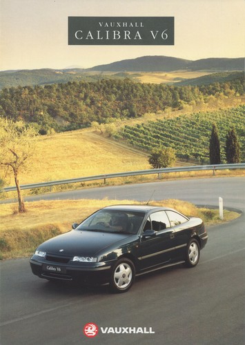 Car brochure vauxhall calibra - brochure:,