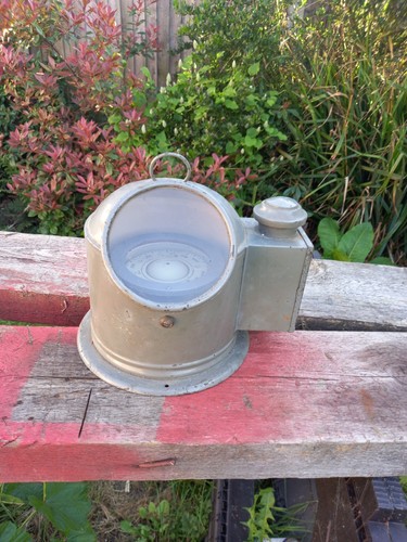Vintage naval boat - , binnacle