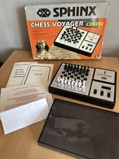 Sphinx Chess Voyager CXG202 Electronic Chess Set Computer Boxed Complete Working