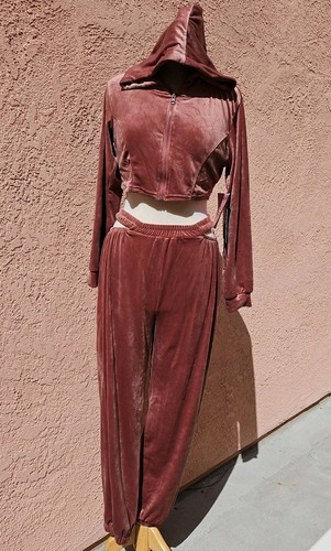 Velvet tracksuit set - tracksuit, up