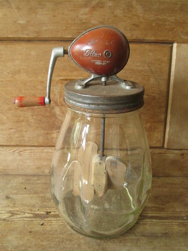 Blow churn butter maker - butter, maker.butter