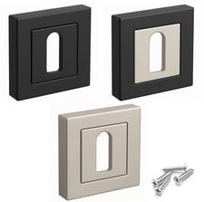 Pair of Square Keyhole Cover