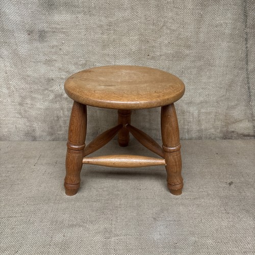Vintage stool oak - stool, three