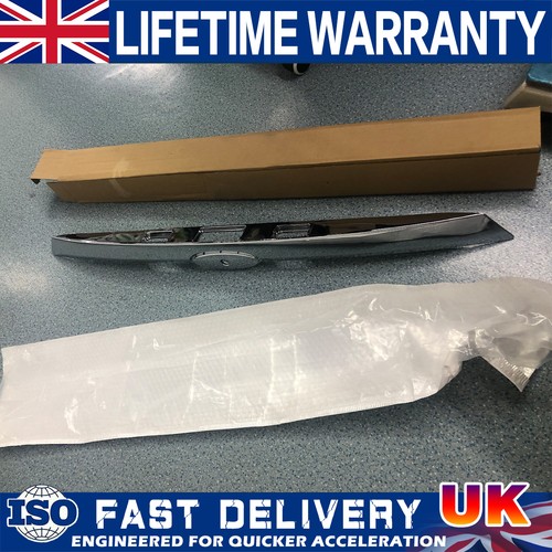 Rear trunk boot chrome strip - trunk,