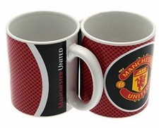 Manchester United  FC Crest Mug - Bullseye Tea Coffee Cup Gift Official License