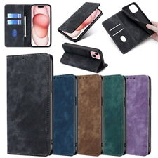 For Samsung Galaxy A90 A82 A70 A60 A55 A5 Genuine Leather Case Stand Phone Cover
