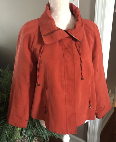 Chicos burnt orange - burnt, zip