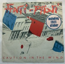 Anti Pasti Caution In The Wind (PS) Vinyl 7" Single  Punk ROUND26