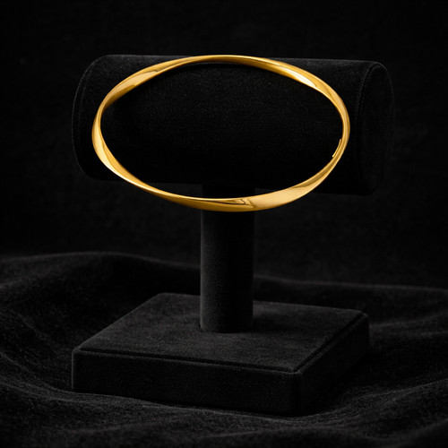 Hollow slave bangle - hollow,