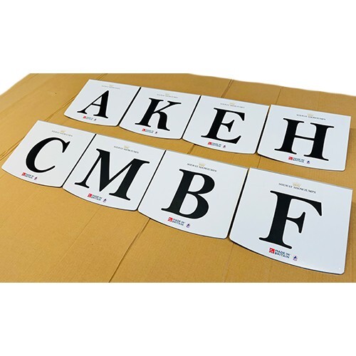 Dressage arena letters markers - letters,