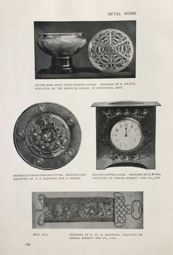 Art nouveau clock - art, by