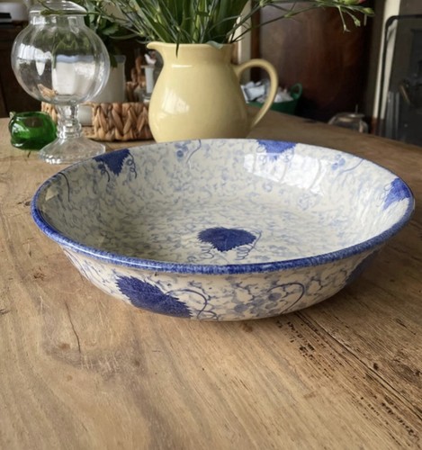 Large poole pottery - pottery, blue