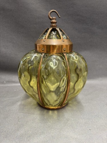 Art nouveau copper and - and, green