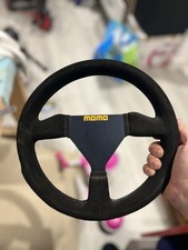 MOMO MOD.11 Steering Wheel Black Suede  260mm Diameter