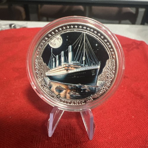 Silver plated coin - silver,