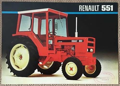 Renault 551 tractor sales - 551,