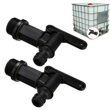 2 Pcs Water Butt Tap Fit For