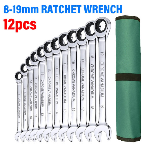 12pcs ratchet spanner wrench - ratchet,