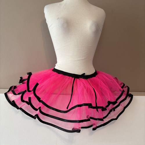 Neon pink edged - edged, tutu