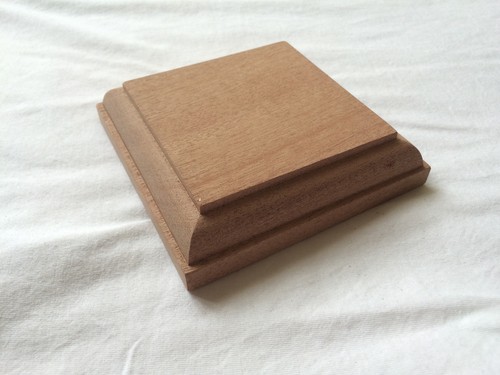 Solid mahogany newel cap - mahogany,