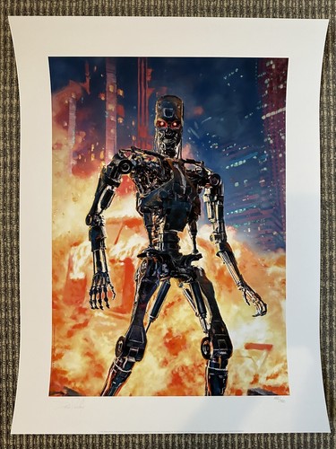 The terminator art print - the,