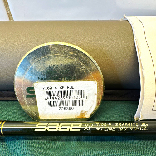 Sage 7100 10ft 7wt 4pc - xp,