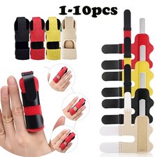 1-10pcs Adjustable Finger Fixing Splint Straighten Brace Fingers Splint Support
