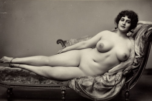 Vintage risque nude - vintage,
