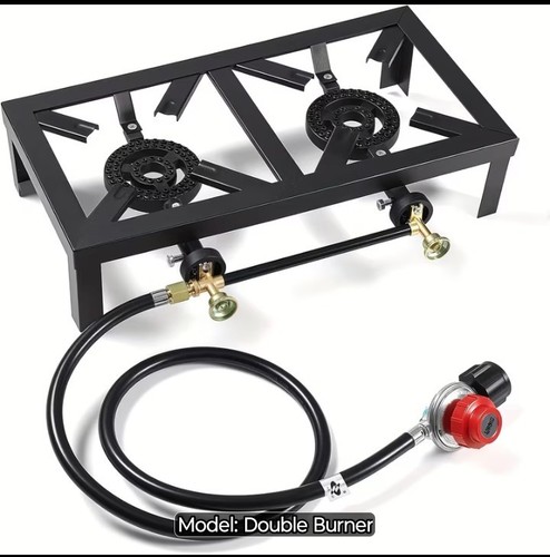 Double burner propane stove - double,
