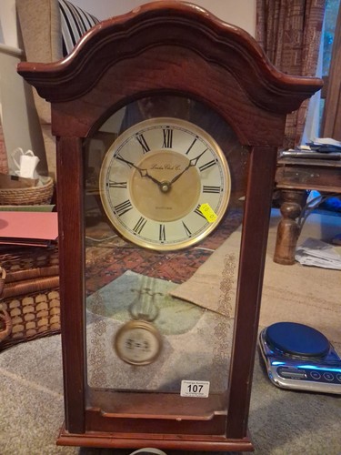 Wall clock wooden with - wall,