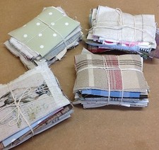 400g Fabric Scrap Bundle,Remnant,off cuts,Card Making,Crafts