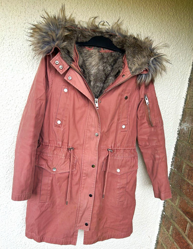 Asos pink hooded parka - asos,
