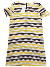 Vera & Lucy dress size small Lightweight top yellow with zip back