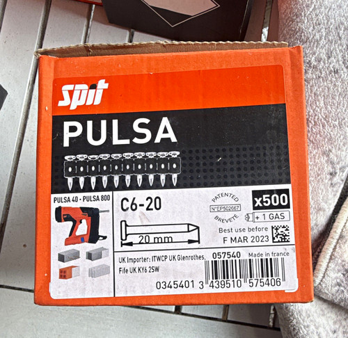 Spit pulsa 20mm nail - spit, c6-20