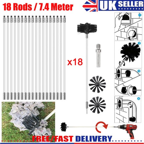 Chimney sweep set 5in - sweep, 4.5in