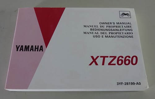 Yamaha xtz 660 - 660, manual