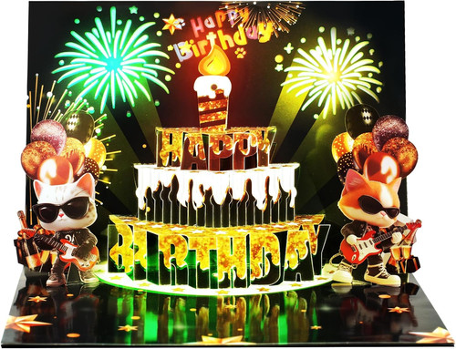 Musical birthday cards cool - musical,