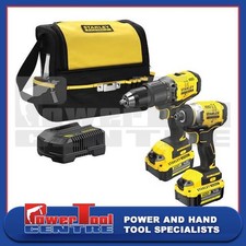 Stanley SFMCK461M2S FatMax 18V Combi Drill & Impact Driver Twin Kit 2x4.0Ah+Bag