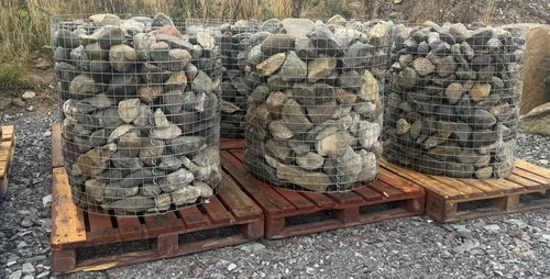 Glacial boulders small cobbles - small,