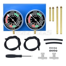 2 Cylinder Motorcycle Fuel Vacuum Carburetor Synchronizer Gauge Sync Tool uk
